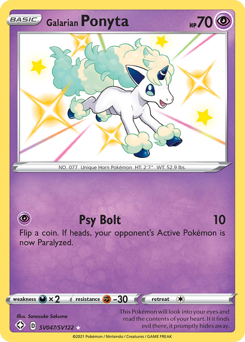 Galarian Ponyta - Shining Fates Shiny Vault