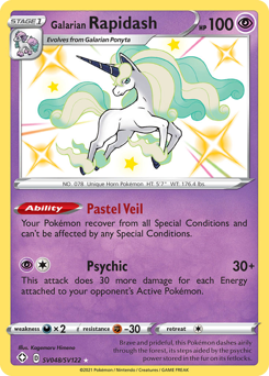 Galarian Rapidash - Shining Fates Shiny Vault