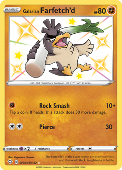 Galarian Farfetch'd - Shining Fates Shiny Vault