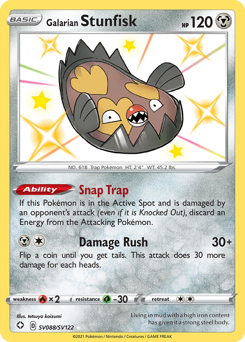 Galarian Stunfisk - Shining Fates Shiny Vault