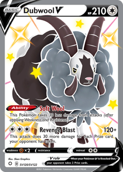 Dubwool V - Shining Fates Shiny Vault