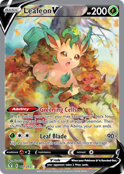 Leafeon V - Evolving Skies
