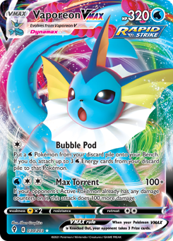 Vaporeon VMAX - Evolving Skies