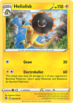 Helioptile - Fusion Strike #98 Price & Value ($0.13) | PokeScope