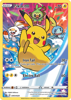 Pikachu - SWSH Black Star Promos