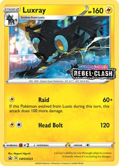 Luxray - SWSH Black Star Promos