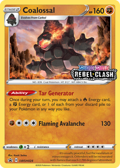 Coalossal - SWSH Black Star Promos