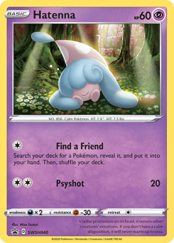 Hatenna - SWSH Black Star Promos