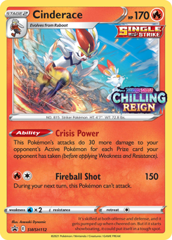Cinderace - SWSH Black Star Promos