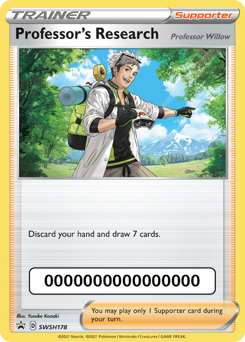 Professor's Research - SWSH Black Star Promos