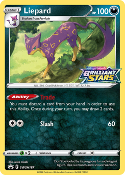 Liepard - SWSH Black Star Promos