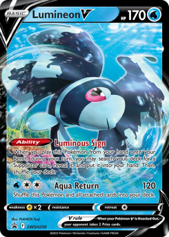 Lumineon V - SWSH Black Star Promos
