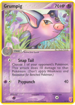 Grumpig - EX Trainer Kit 2 Plusle