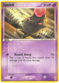 Spoink - EX Trainer Kit 2 Plusle