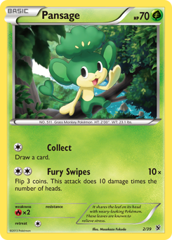 Pansage - Kalos Starter Set