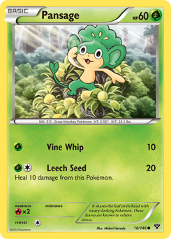 Pansage - XY