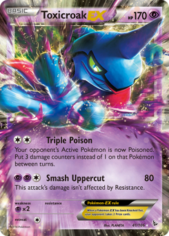 Toxicroak-EX - Flashfire
