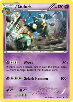 Golurk - Furious Fists