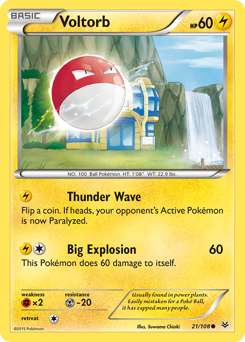 Voltorb - Roaring Skies