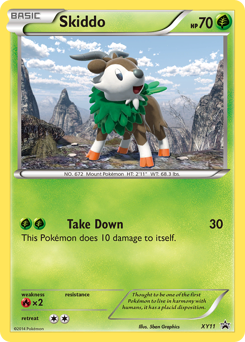 Skiddo - XY Black Star Promos