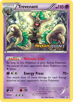 Trevenant - XY Black Star Promos